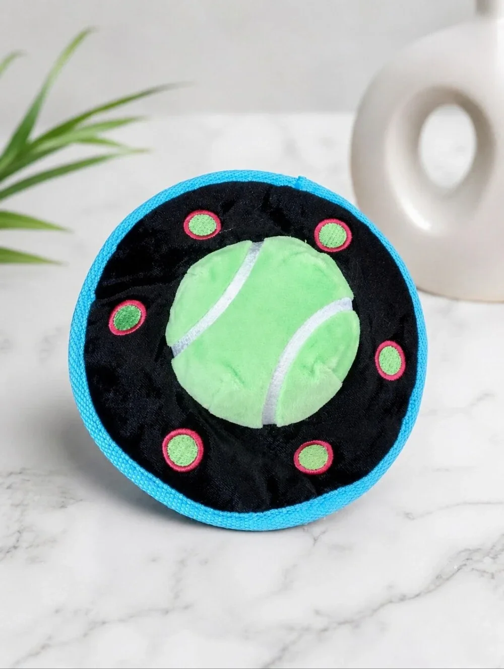 BARK U.F.O. Ultimate Fetching Object Flying Saucer Tennis Ball Dog Toy - NWOT